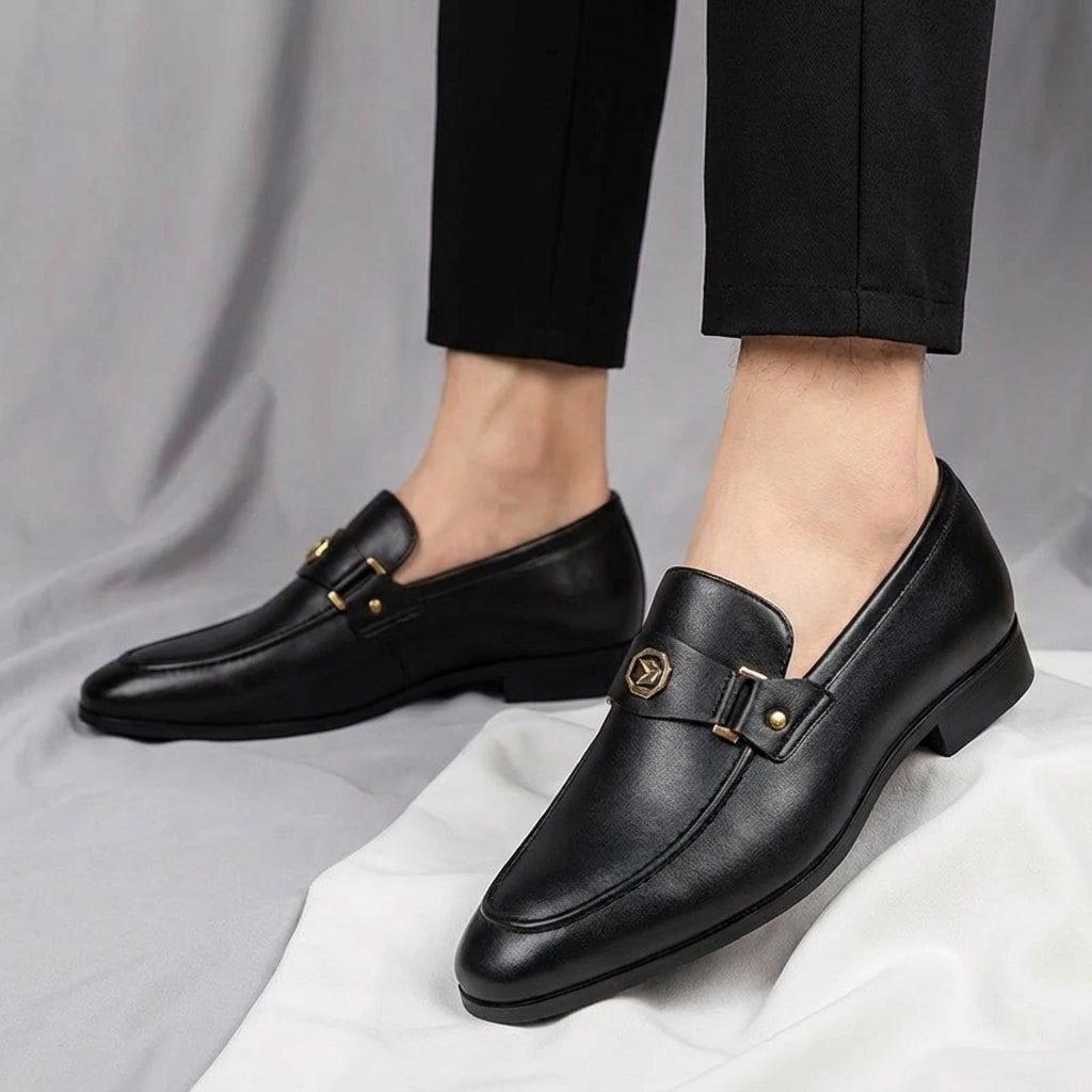 Gabriel Men’s Leather Loafers – Polished Italian Craft Shoes