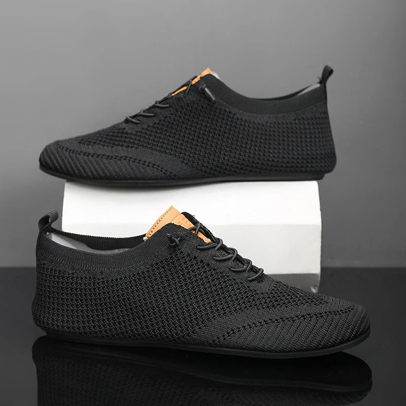 Eli Mesh Knit Slip-Ons – Lightweight Walking Shoes with Breathable Flexibility