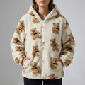 Maine Women’s Sherpa Jacket – Oversized Fleece Hooded Teddy Jacket