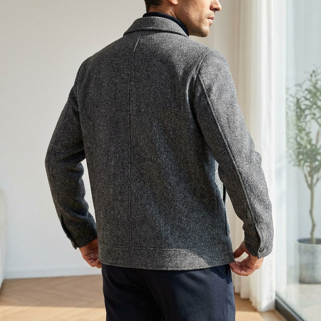 Octavio Men’s Jacket – Dense Woven Lightweight Jacket