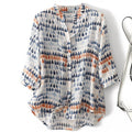 Jade Soft Cotton Draped Blouse – Lightweight Everyday Layer with Subtle Elegance