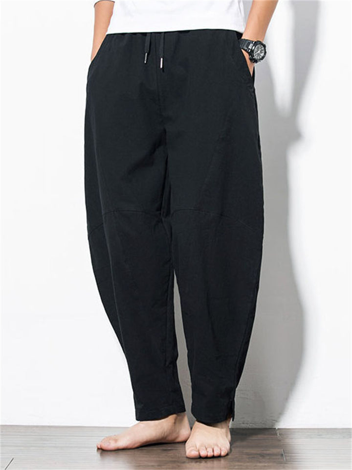 Ronan Men’s Linen Pants – Ultra-Light Cotton Blend with Drawstring Waist