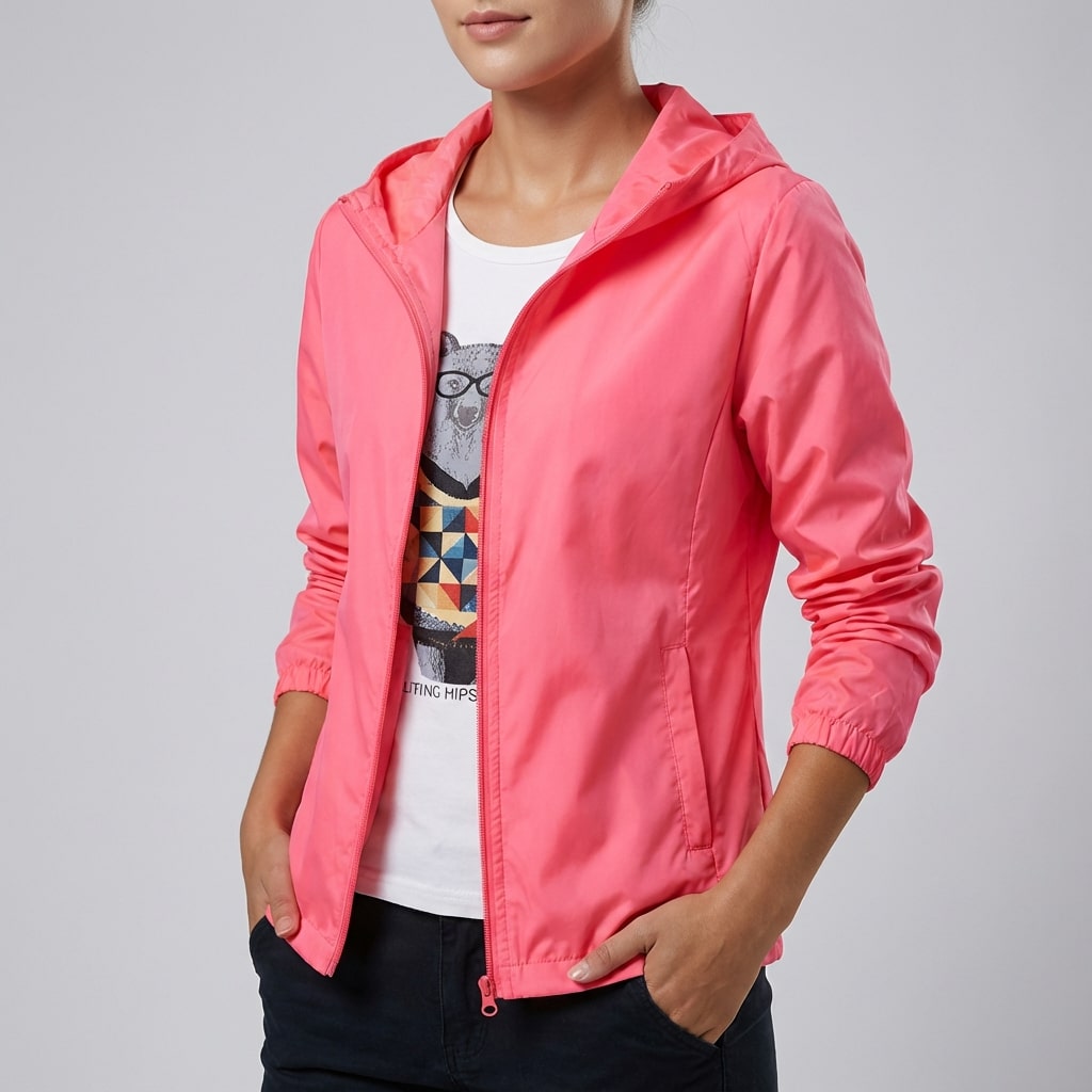 NimbusShell Unisex Lightweight Hooded Windbreaker Jacket