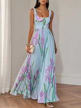 Clara Pleated Chiffon Maxi Dress – Romantic Movement for Sunlit Celebrations