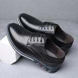Noah Classic Leather Lace-Ups – Timeless Leather Sneakers for Everyday Wear
