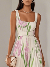 Clara Pleated Chiffon Maxi Dress – Romantic Movement for Sunlit Celebrations