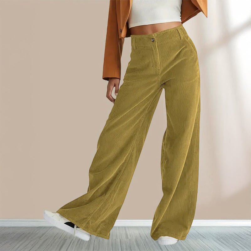 Ivy Corduroy Wide-Leg Trousers