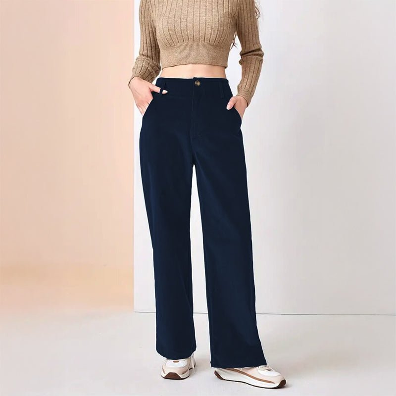 Ivy Corduroy Wide-Leg Trousers