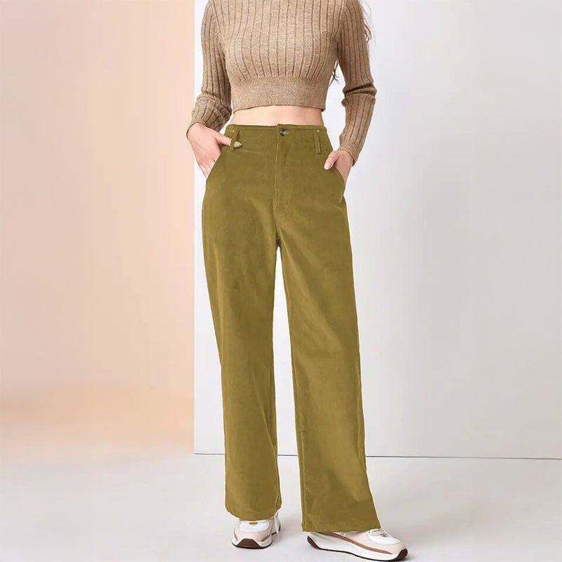 Ivy Corduroy Wide-Leg Trousers