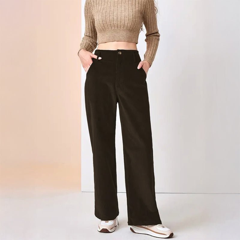 Ivy Corduroy Wide-Leg Trousers