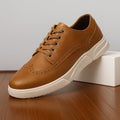 Dimitri Men’s Dress Shoes – Leather Wingtip Brogue Style