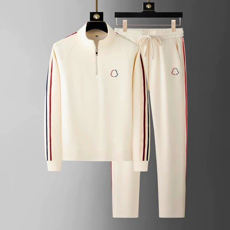 Jalen Quarter-Zip Tracksuit – Lightweight Stretch Set for Refined Street Comfort