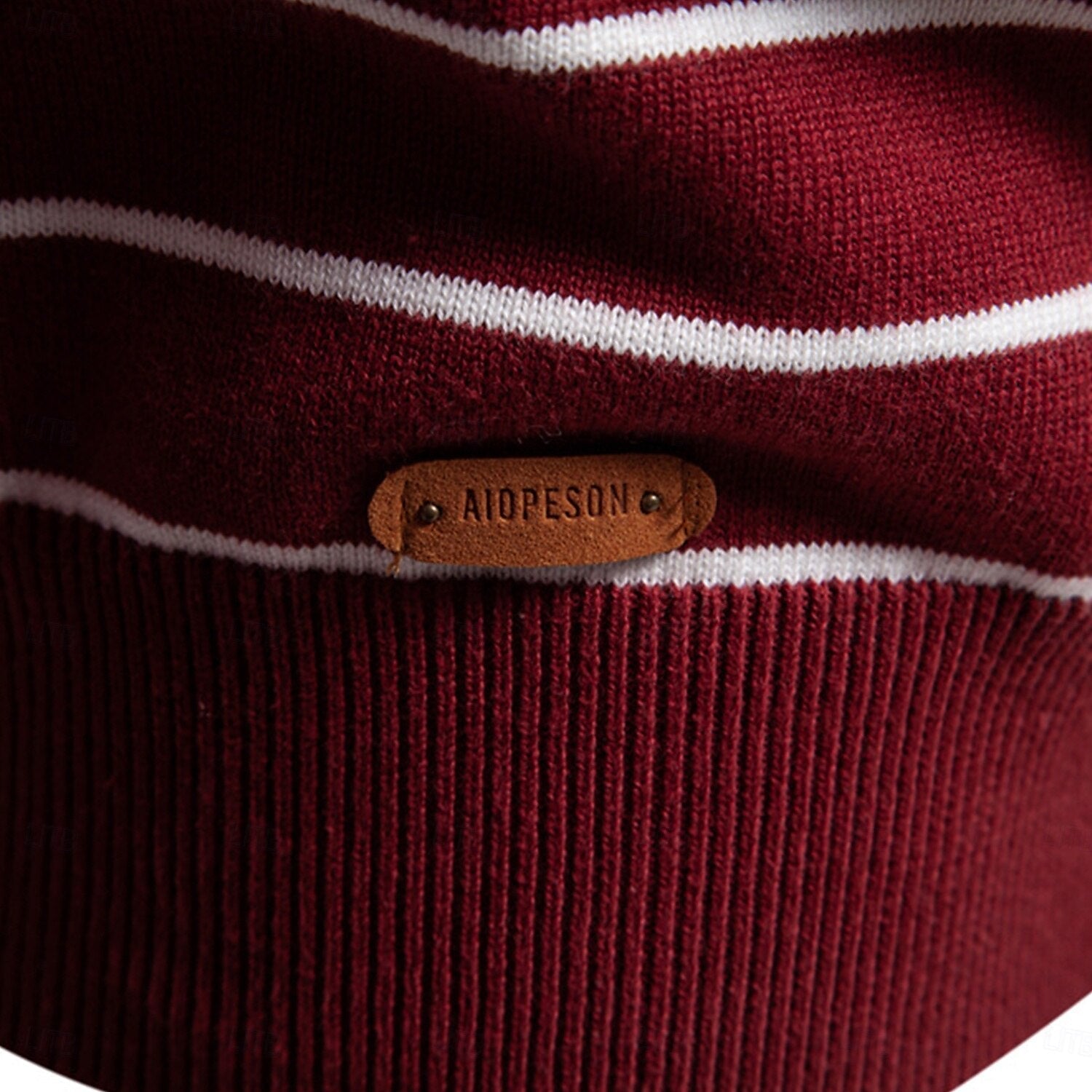 Griffin Men's Striped Crew Neck Sweater