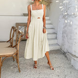 Griffin Luxe High Waist Minimalist Dress