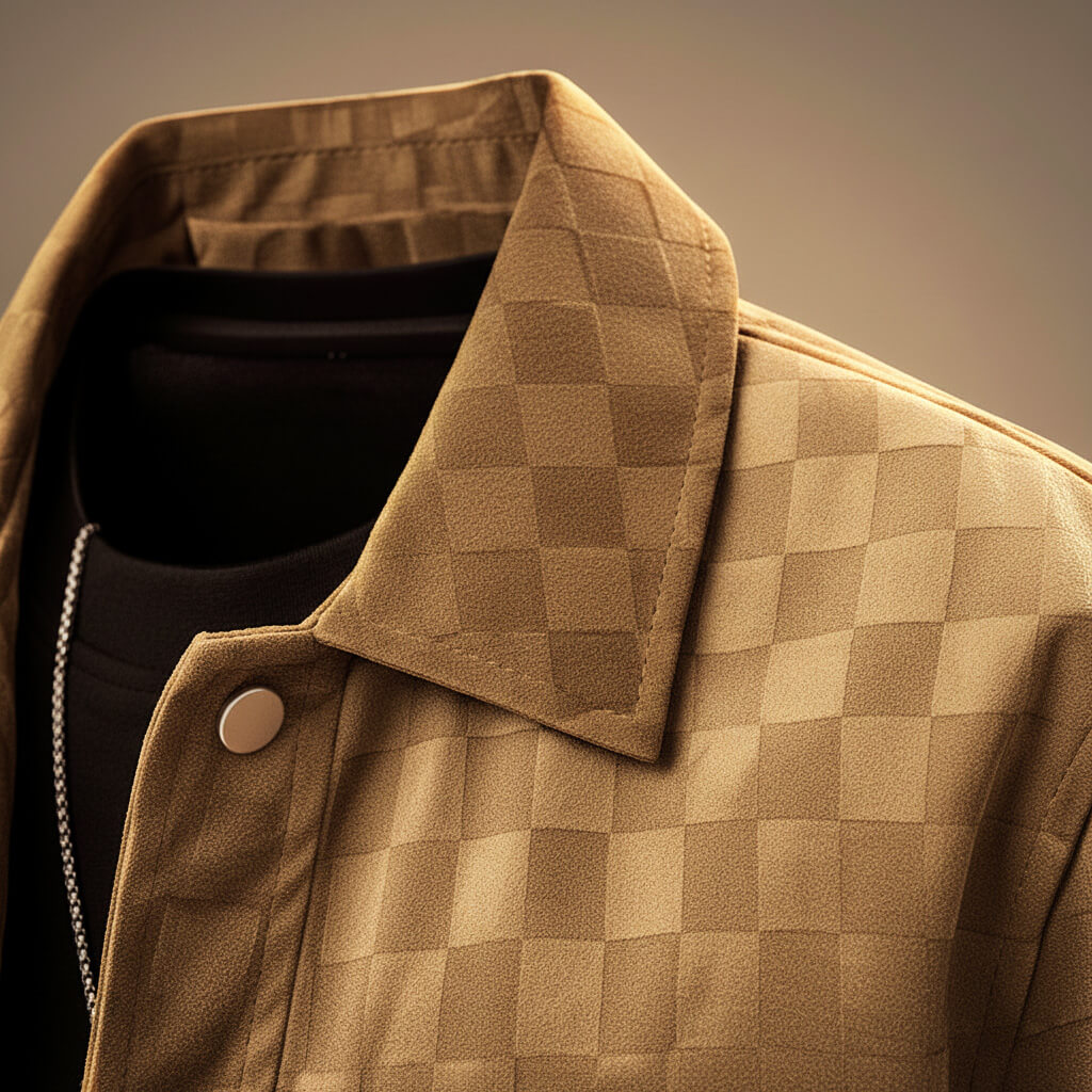 Bellano Check Suede Jacket