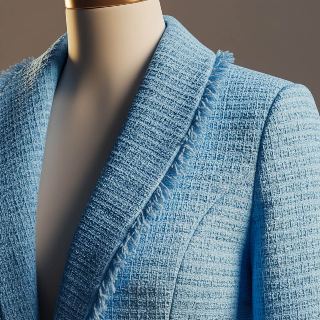 Avery Women’s Blazer – Wool Blend Boucle Couture