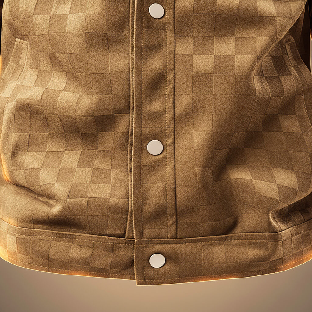 Bellano Check Suede Jacket