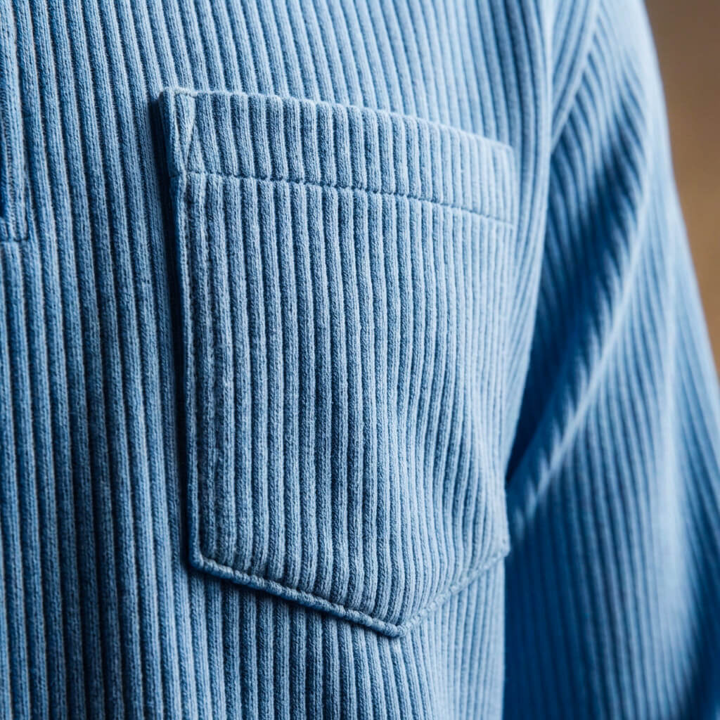 Lucien Corduroy Quarter Zip Polo Shirt – Soft Premium Layering Top