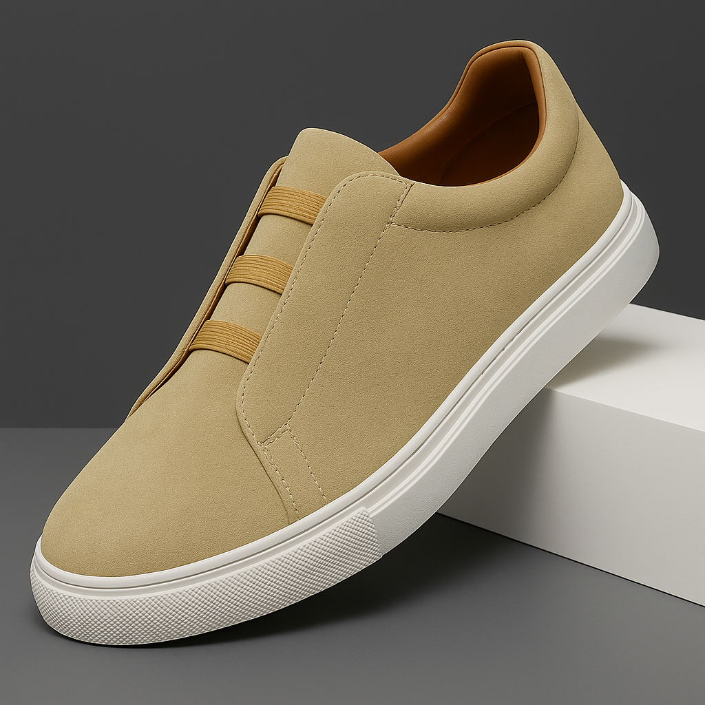 Logan Men’s Suede Sneakers – Premium Comfort & Refined Design