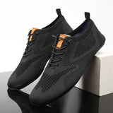 Eli Mesh Knit Slip-Ons – Lightweight Walking Shoes with Breathable Flexibility