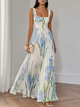 Clara Pleated Chiffon Maxi Dress – Romantic Movement for Sunlit Celebrations