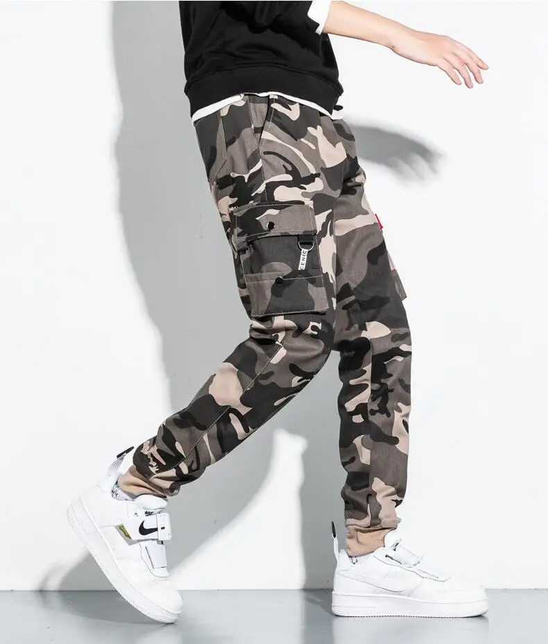 Griffin Men’s Cargo Camo Pants – Tactical Trousers with Adjustable Waist & Utility Pockets