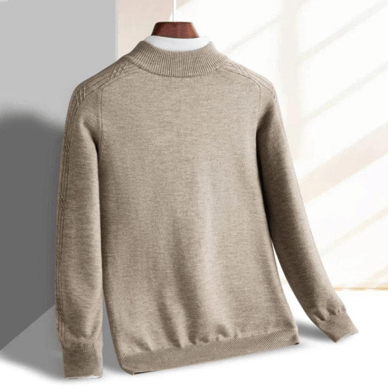 Sven Men’s Quarter-Zip Sweater – Lightweight Soft Knit Pullover