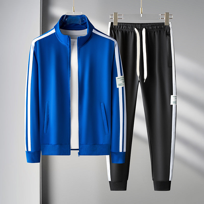 Marty Apex Tracksuit Set – Athletic Men’s Co-ord with Ribbed Paneling and Performance Stretch