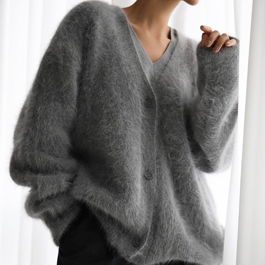 Clara Fur Knit Cardigan