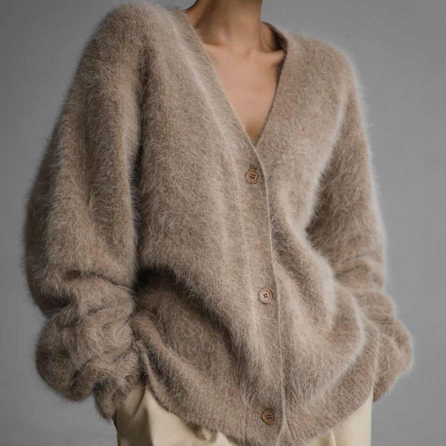 Clara Fur Knit Cardigan