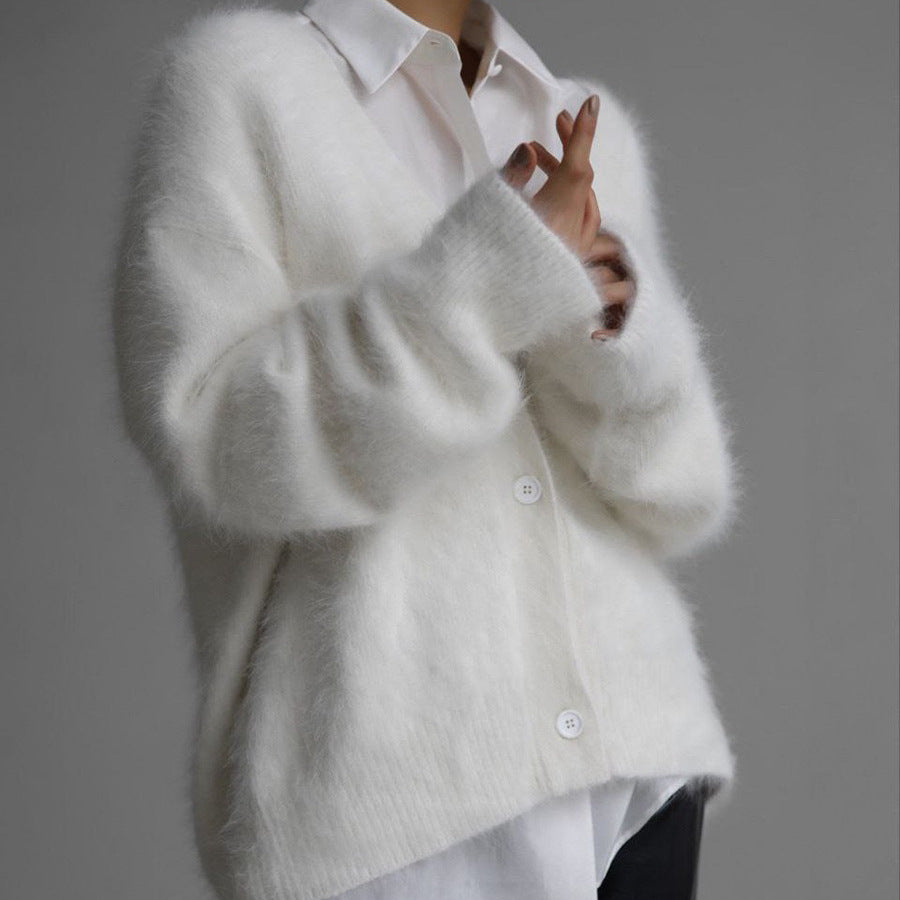Clara Fur Knit Cardigan
