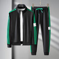 Marty Apex Tracksuit Set – Athletic Men’s Co-ord with Ribbed Paneling and Performance Stretch