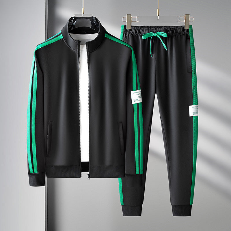 Marty Apex Tracksuit Set – Athletic Men’s Co-ord with Ribbed Paneling and Performance Stretch