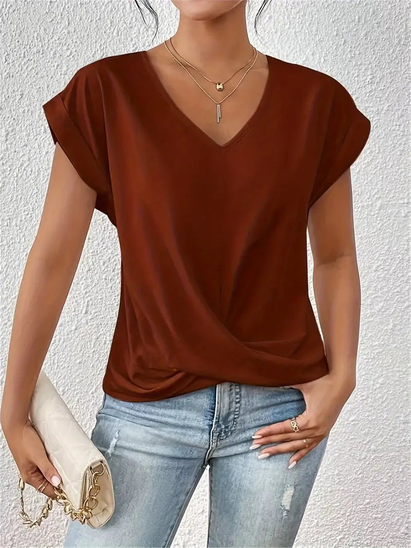 Lauren V-Neck Top