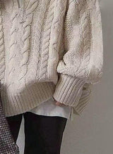 Aurora Ivory V-Neck Sweater