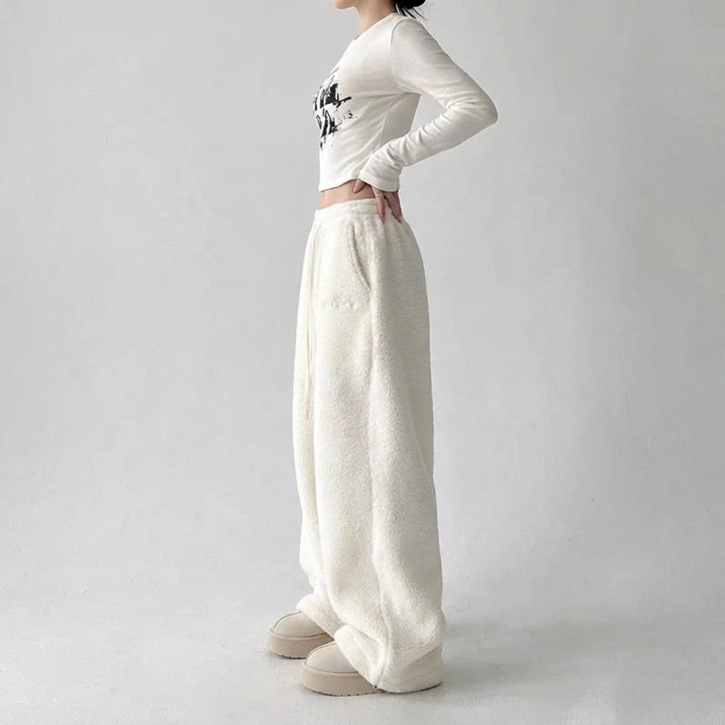 Rosalind Women’s Fleece Pants – Soft Drawstring Fit