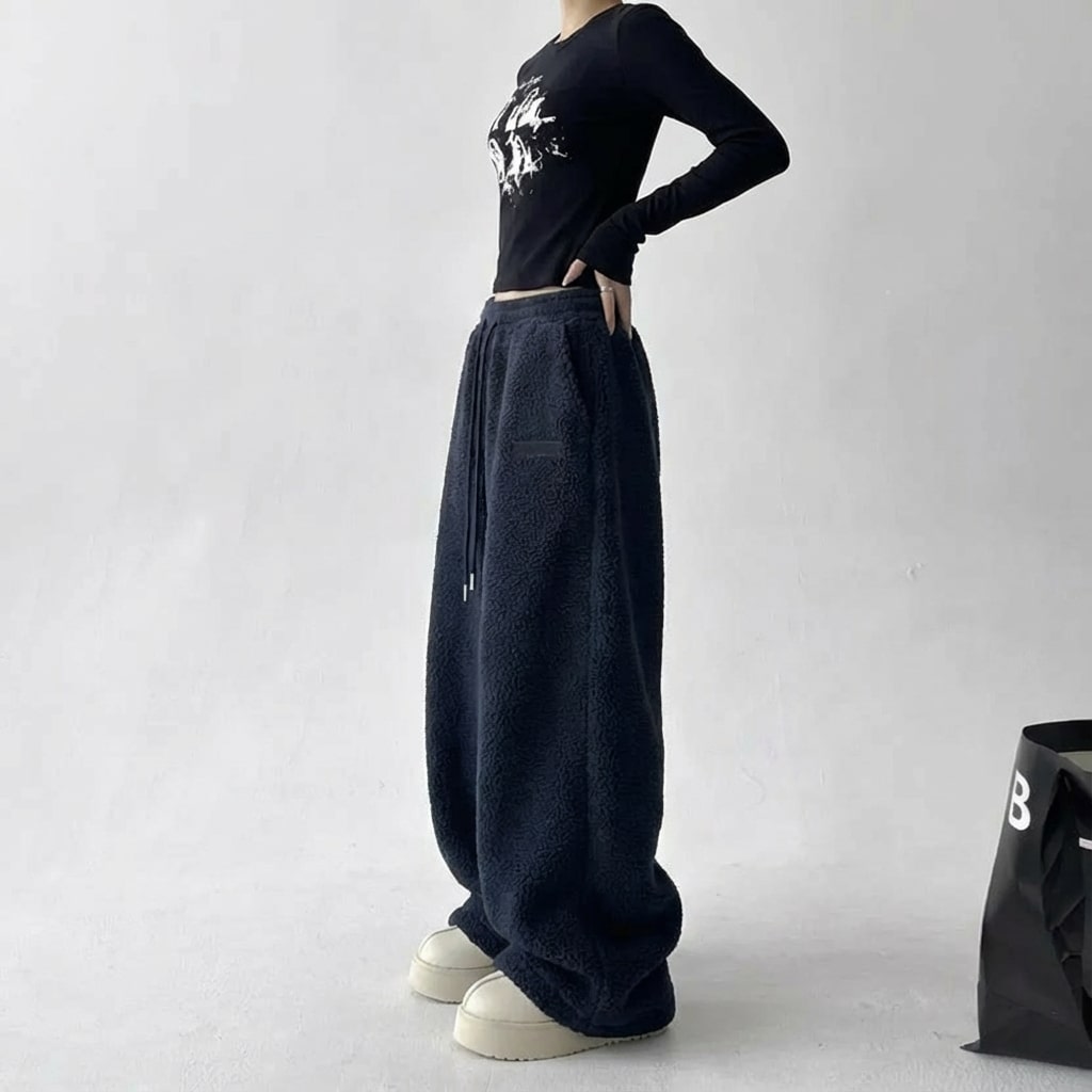 Rosalind Women’s Fleece Pants – Soft Drawstring Fit