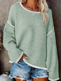 Giselle Women’s Knit Sweater – Soft Breathable Pullover with Relaxed Fit