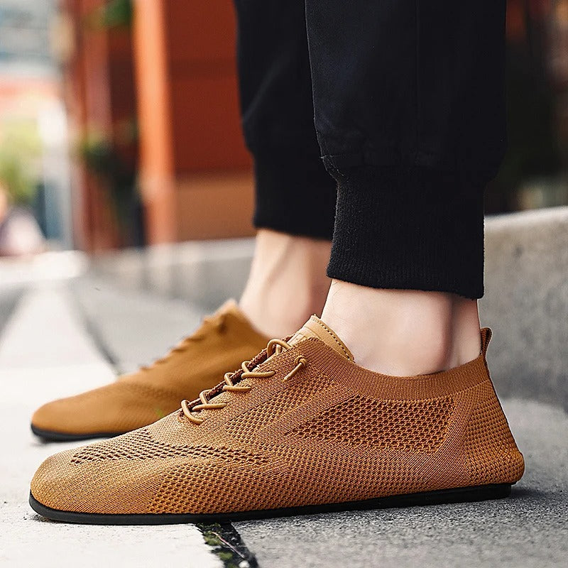 Eli Mesh Knit Slip-Ons – Lightweight Walking Shoes with Breathable Flexibility
