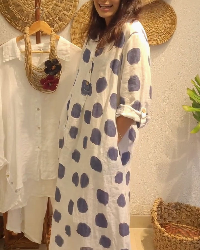 Serena Dotted Chic Dress