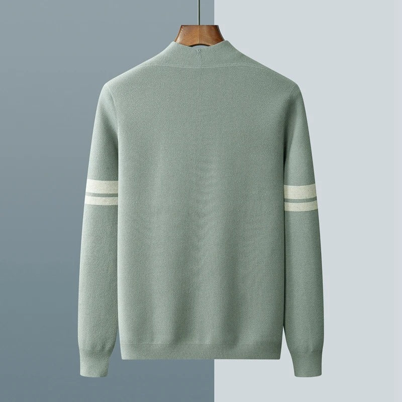 Carlo Men’s Cardigan – Merino Wool Blend with Tailored Fit