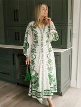 Kai Chic Floral Pattern Dress