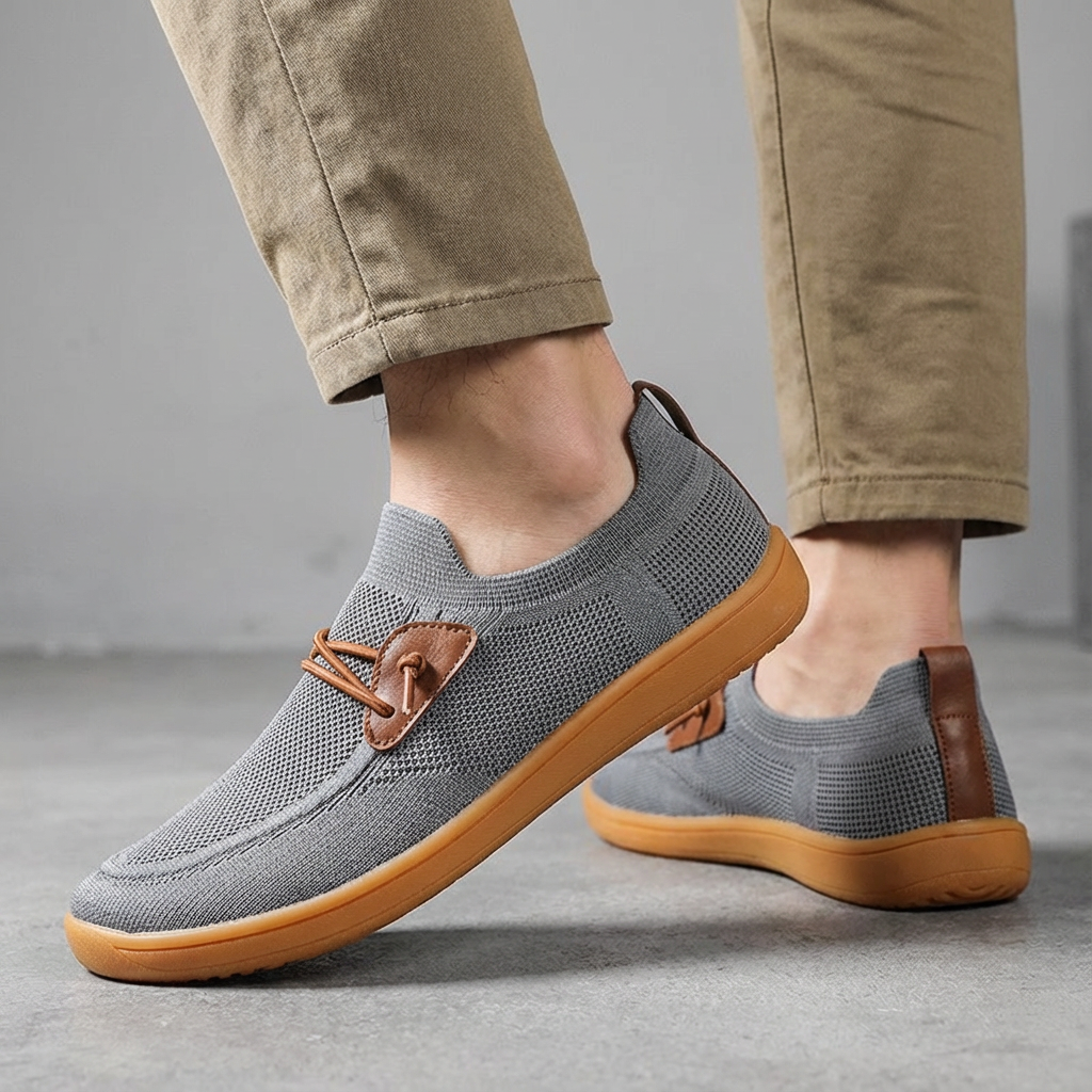 Xavier Mesh Slip-On Loafers – Breathable Memory Foam Casual Shoes