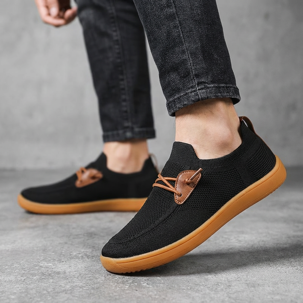 Xavier Mesh Slip-On Loafers – Breathable Memory Foam Casual Shoes