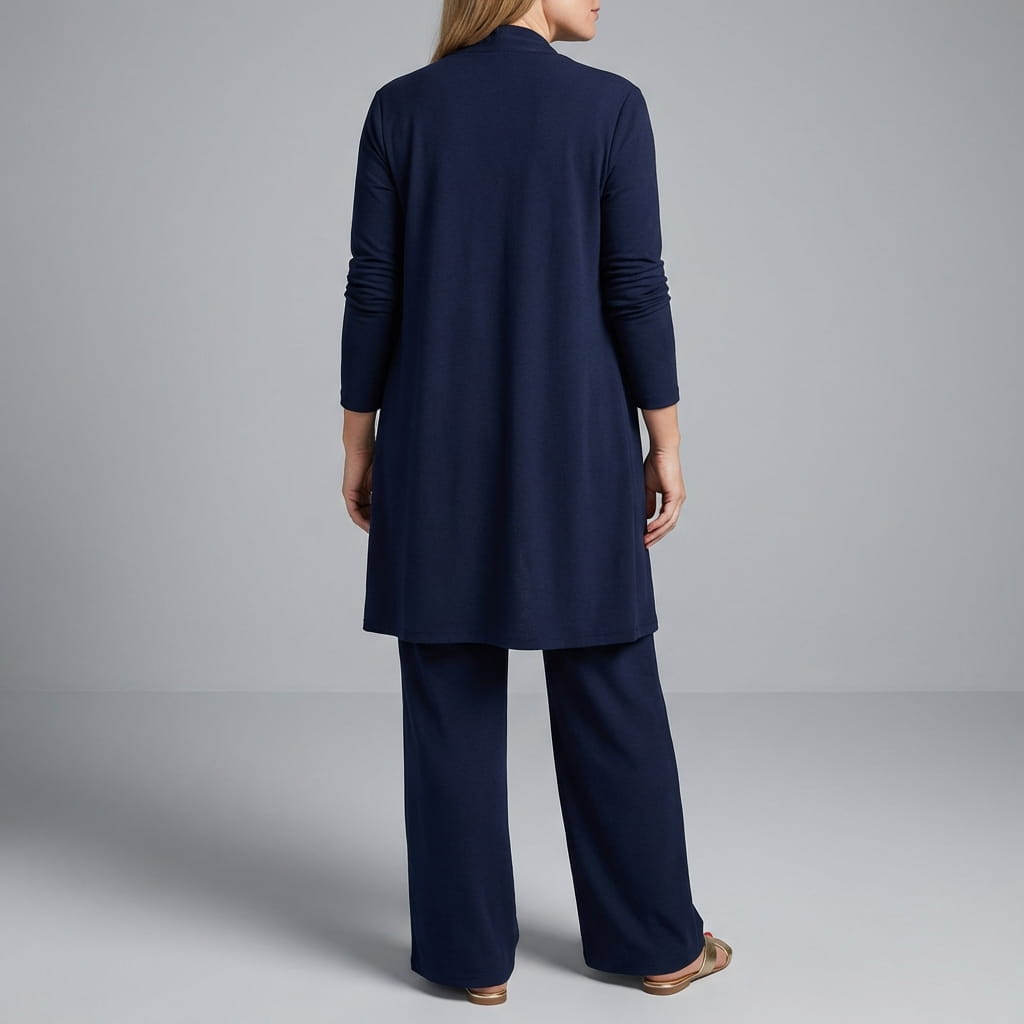 Myrna Soft Knit Three-Piece Set – Cozy Stretch Lounge Ensemble