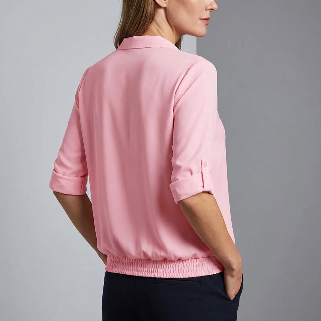 Francesca Silk-Look Relaxed Blouse – Lightweight Luxe Everyday Top