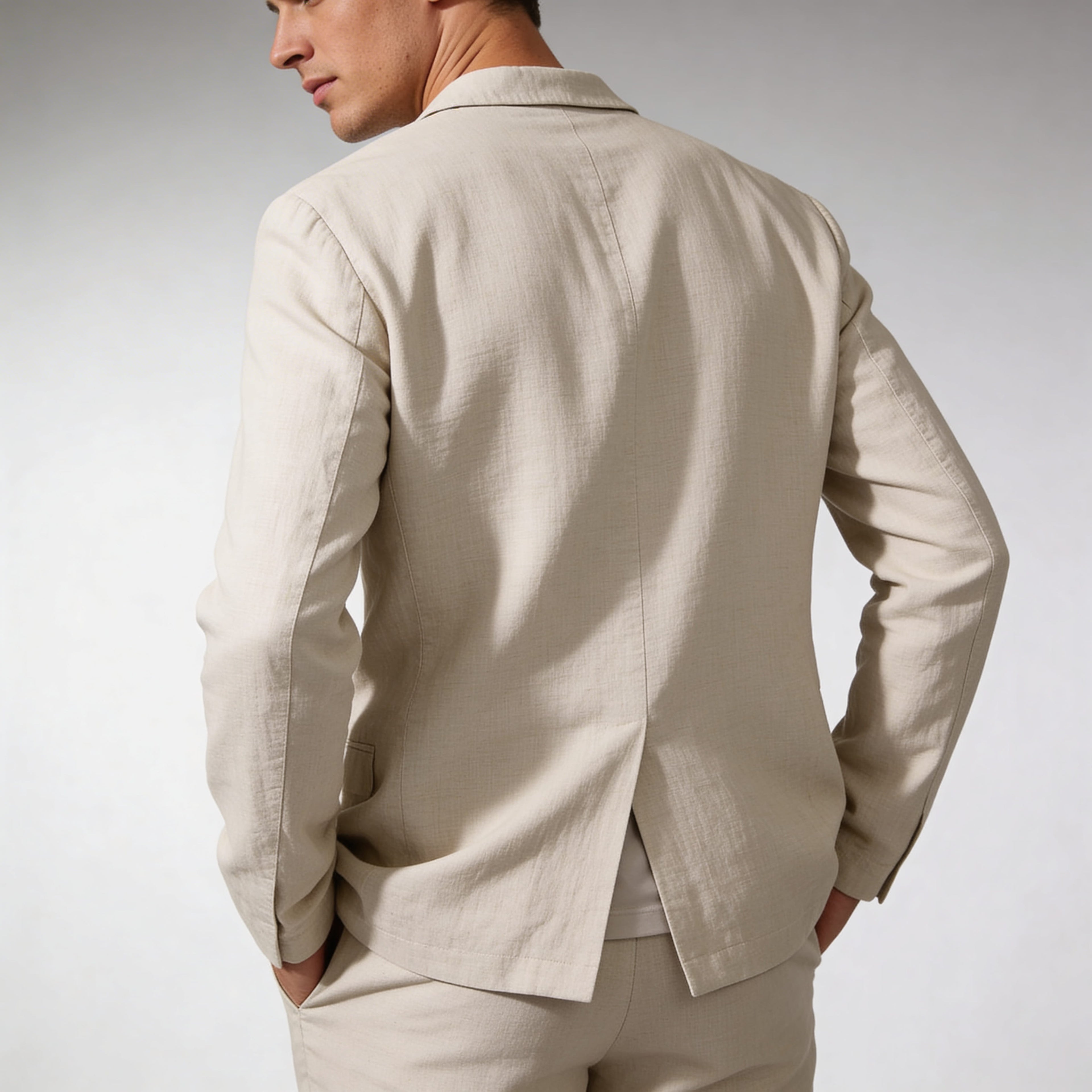 Lorenzo Amalfi Linen Blazer – Lightweight Breathable Summer Blazer