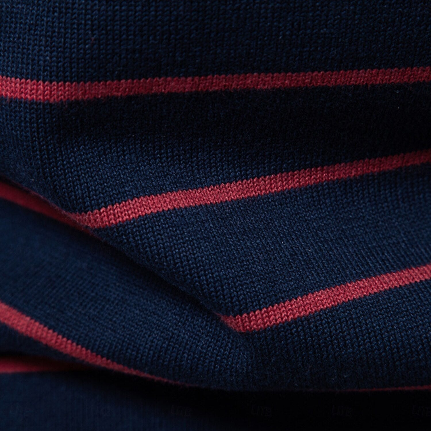 Griffin Men's Striped Crew Neck Sweater