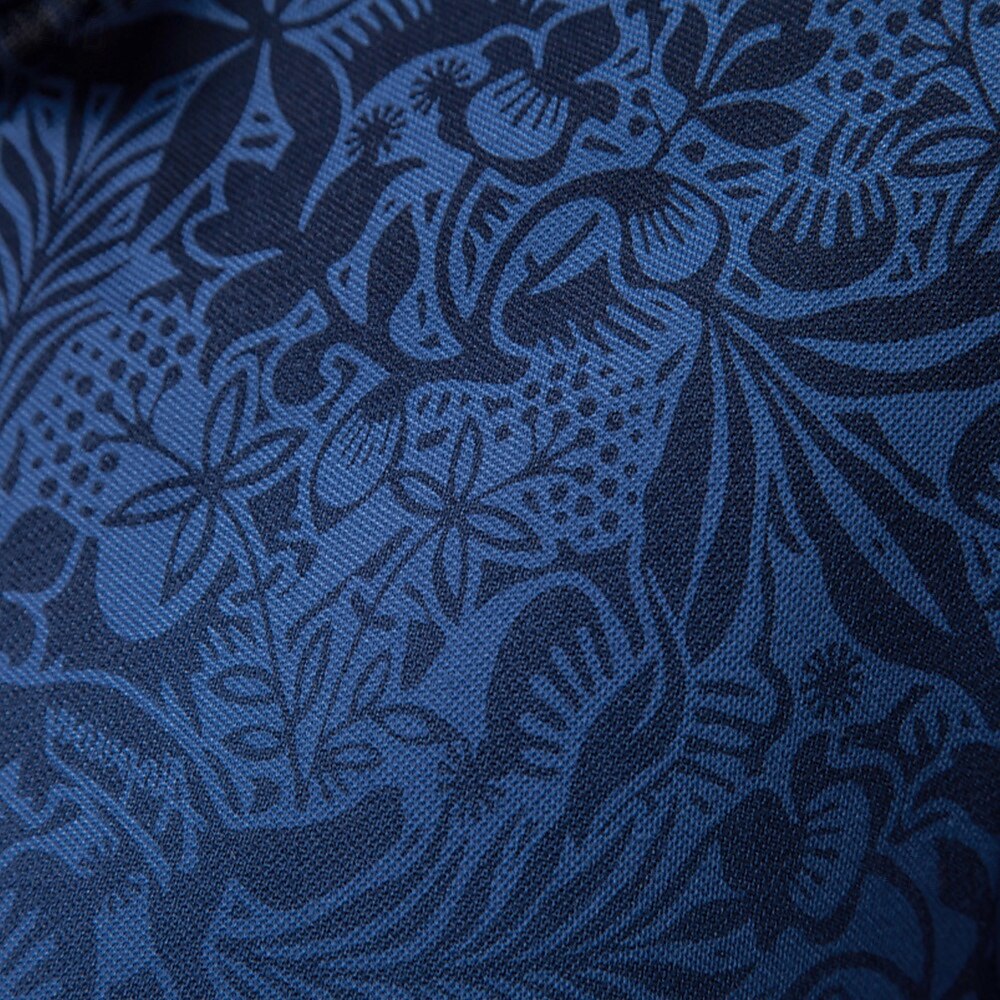 Elias Men's Floral Knit Polo Shirt