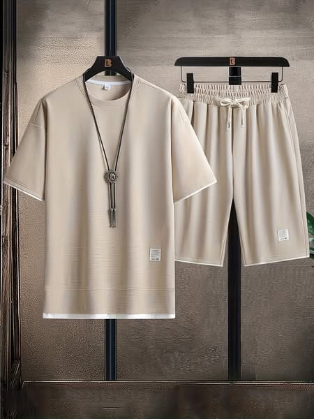 Hawthorne Waffle-Knit Relaxed Lounge Set – Soft Breathable Two-Piece Outfit